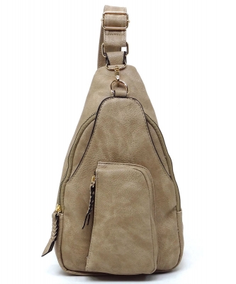 Fashion Sling Backpack AD2773 STONE